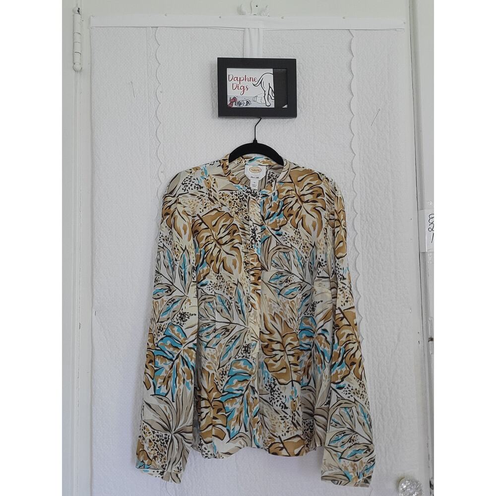 Talbots Silk Blouse - Size 14